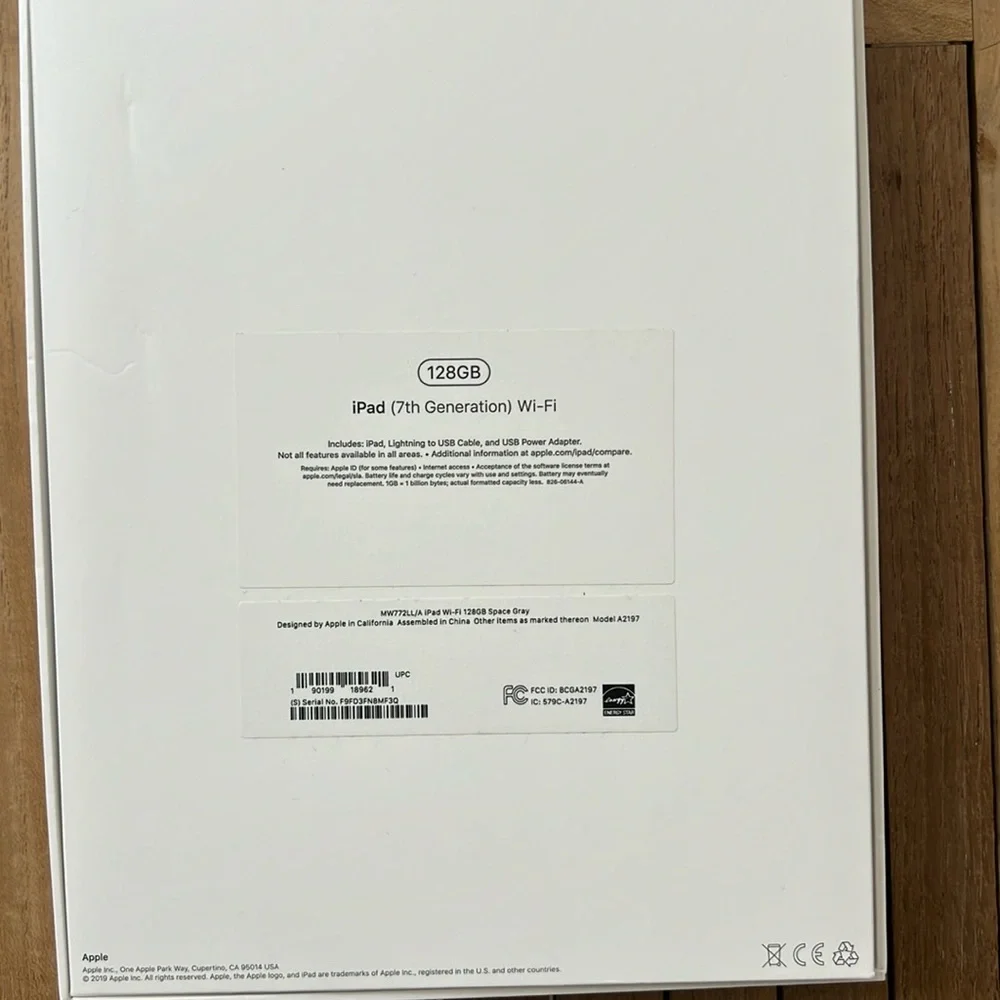 ‼️DEAL Like new, hardly used Apple iPad (10.2-inch, Wi-Fi, 128GB) - Space Gray